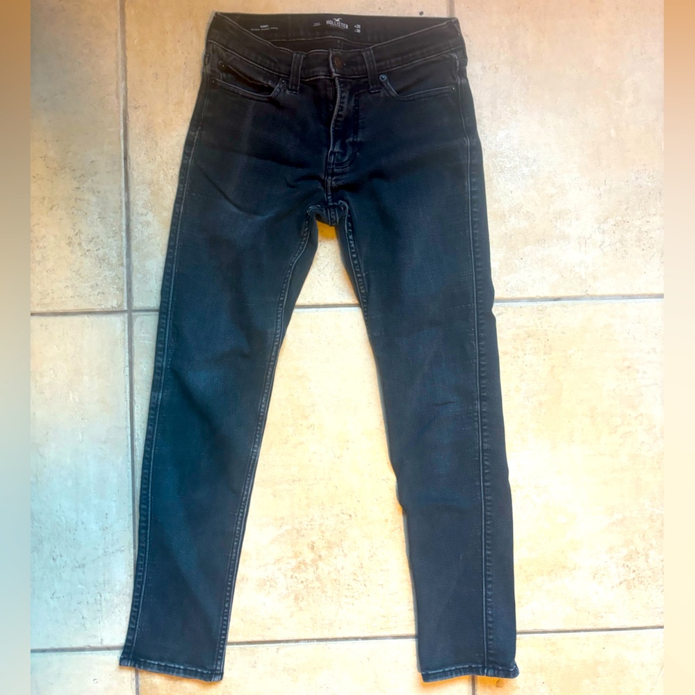 Black Hollister Skinny Jeans, Size w26 L30